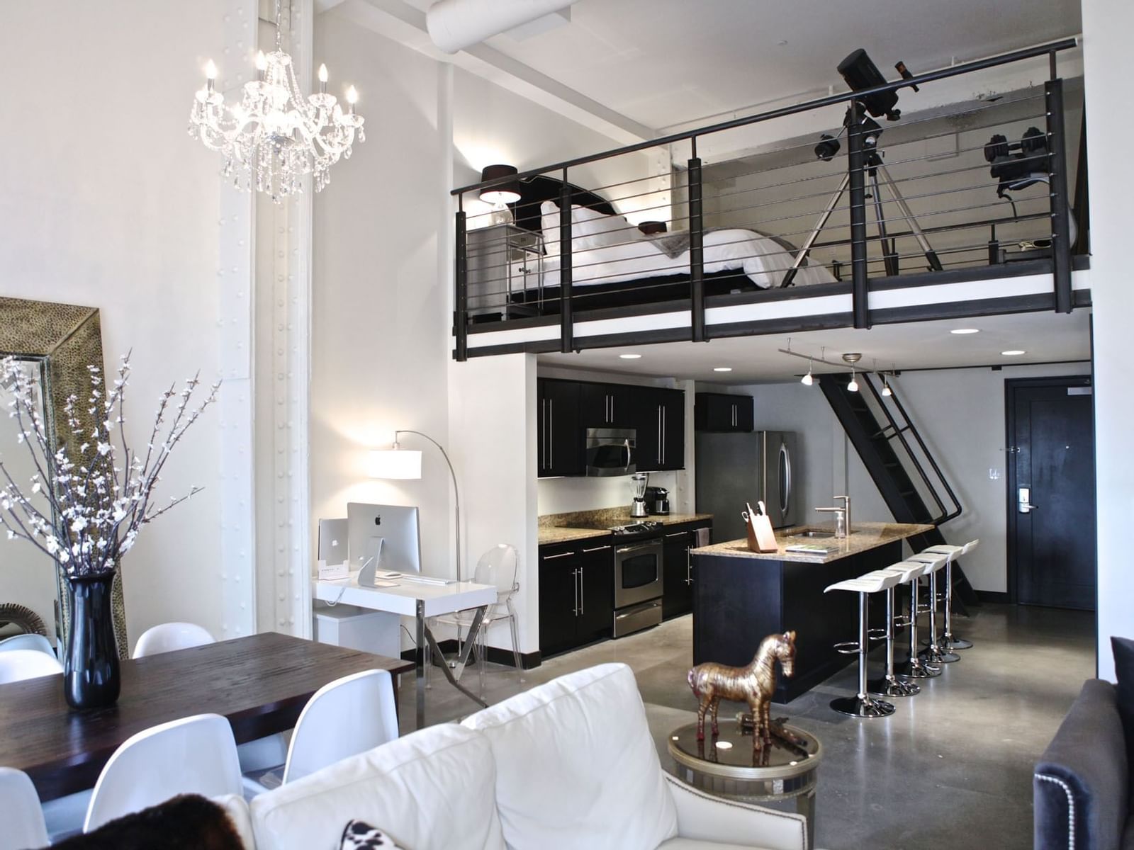 Interior of Penthouse Unit Q at The Mayo Hotel