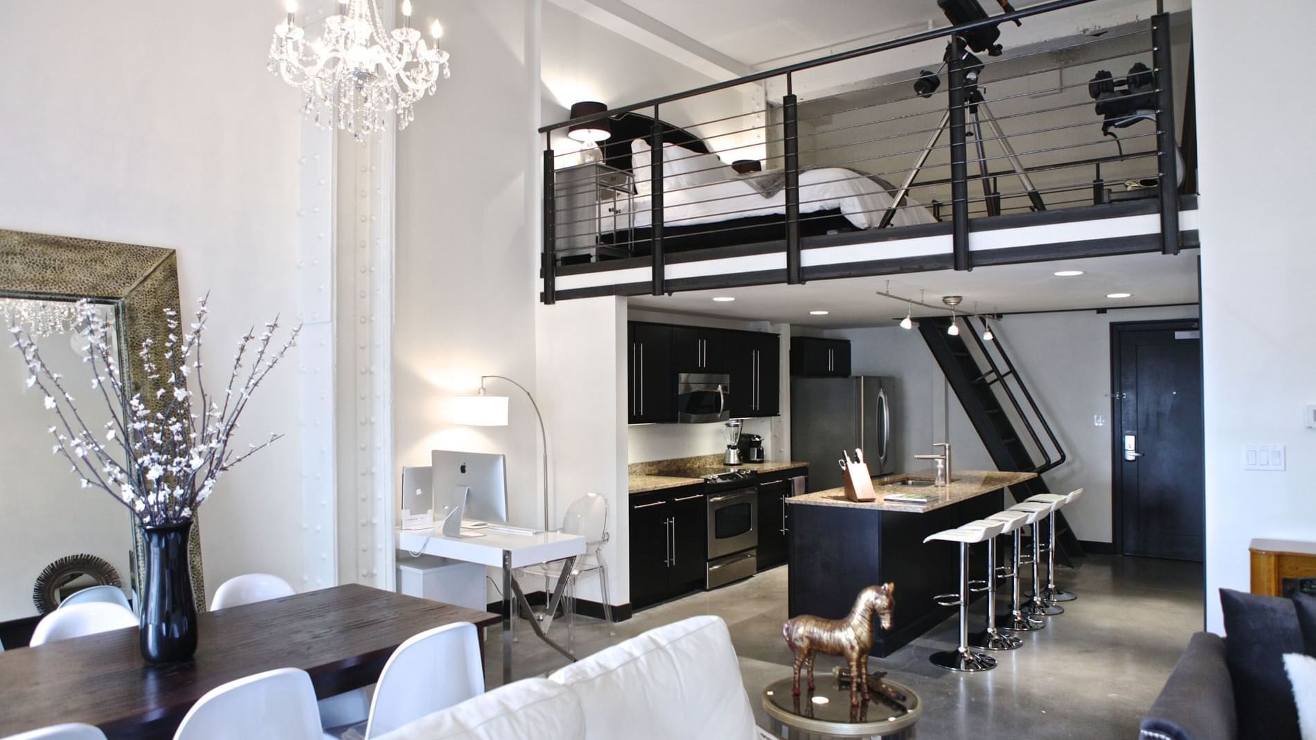 Interior of Penthouse Unit Q at The Mayo Hotel