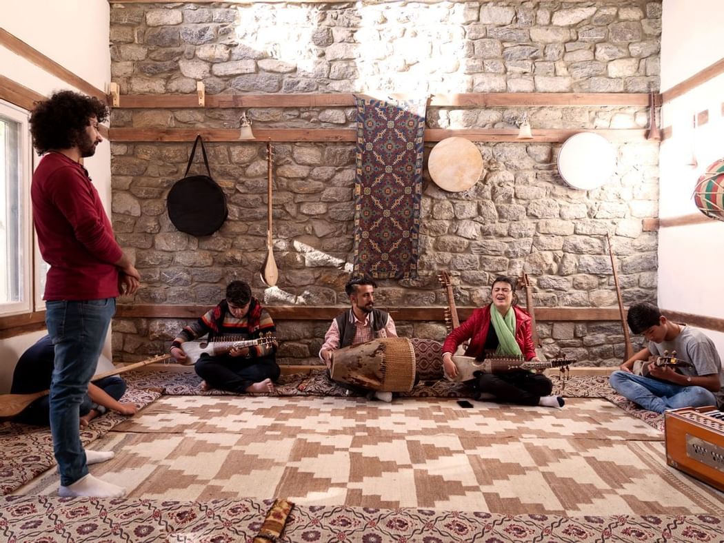 Performance at Leif Larsen Music Center near Serena Altit fort