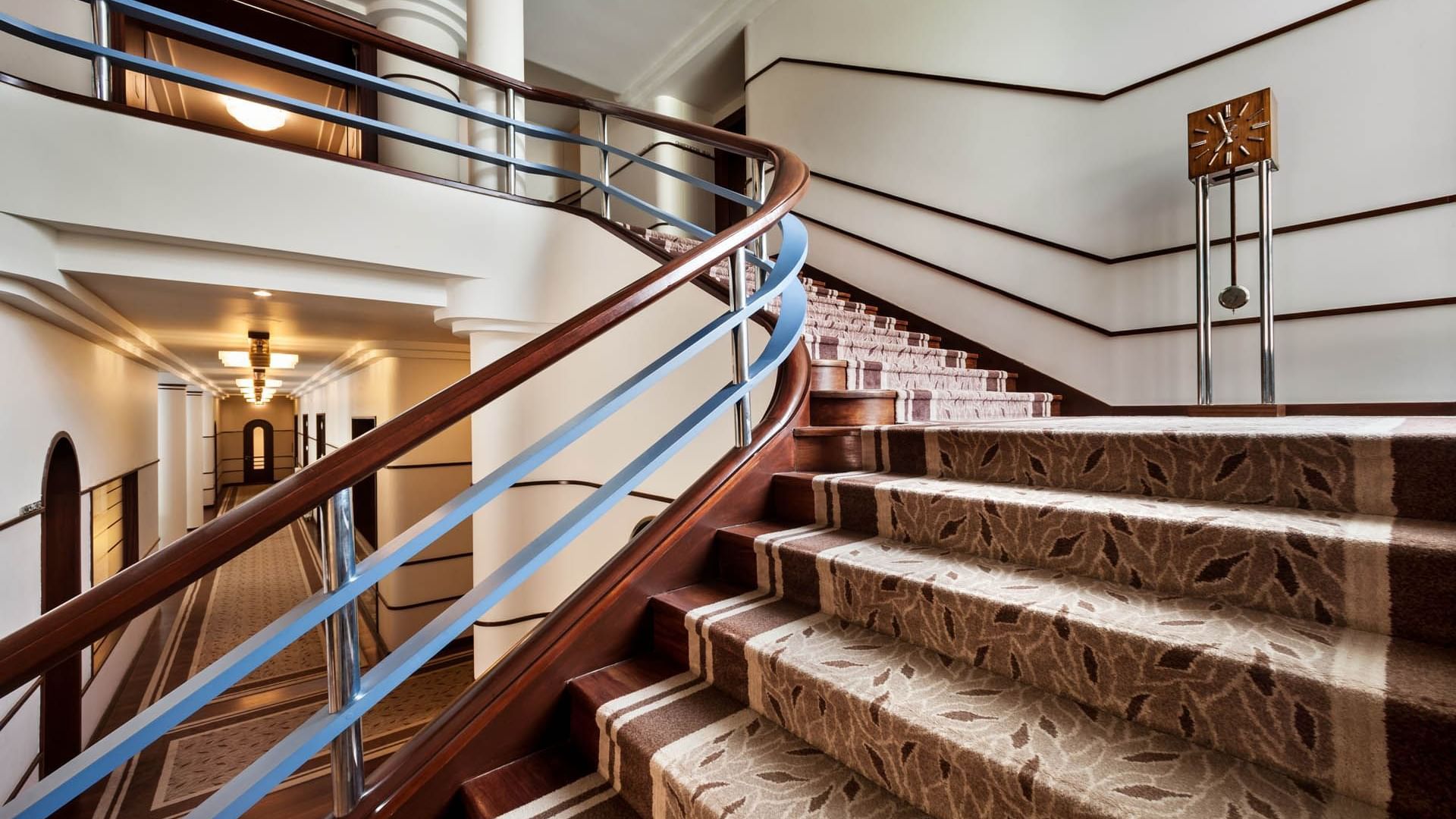 Close-up of a staircase in a Suite at Bensaude Hotels