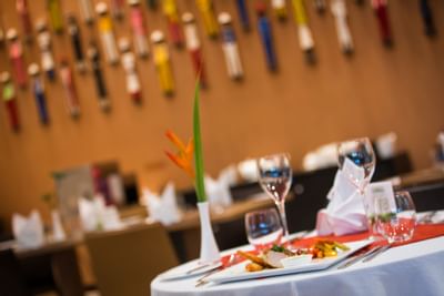 Table with a special dish