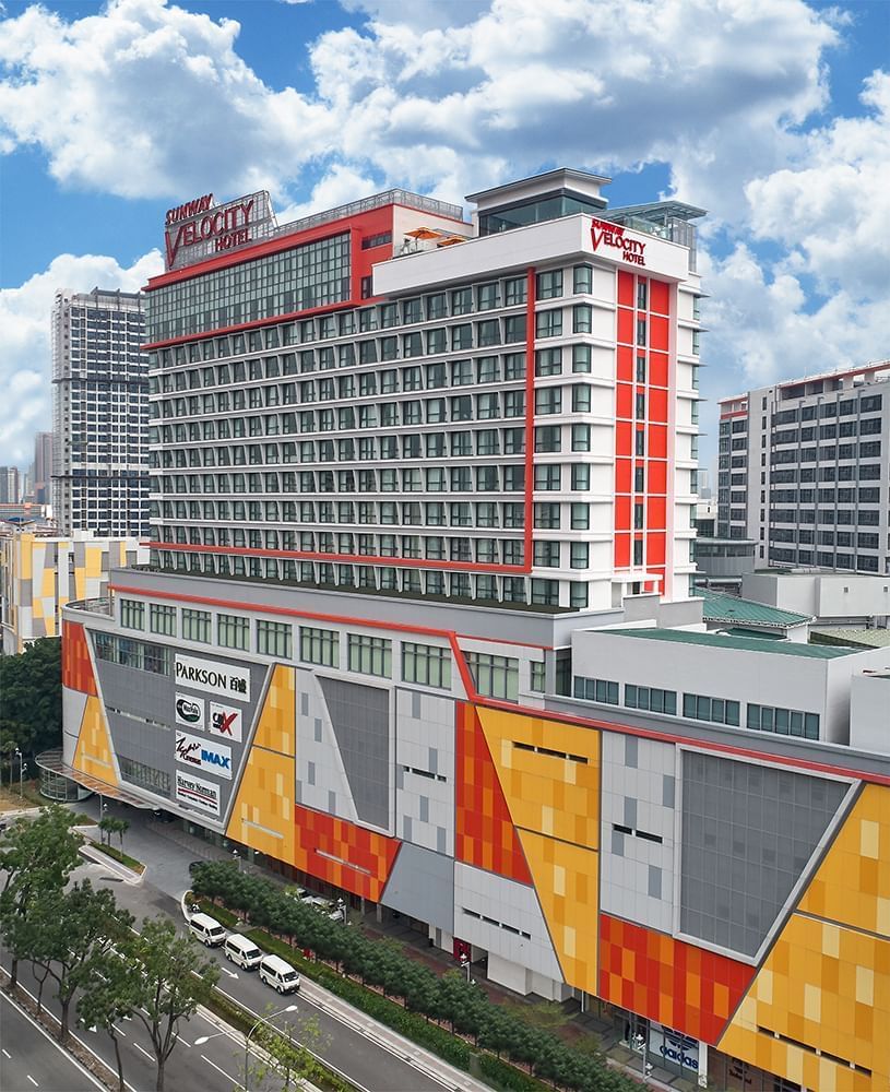 Sunway Velocity Hotel facade at day