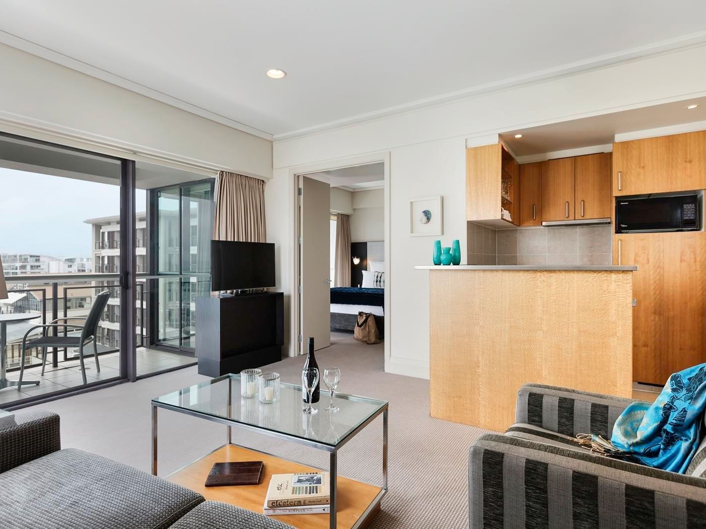 Living Room Area in Rooms at the Sebel Auckland Viaduct Harbour