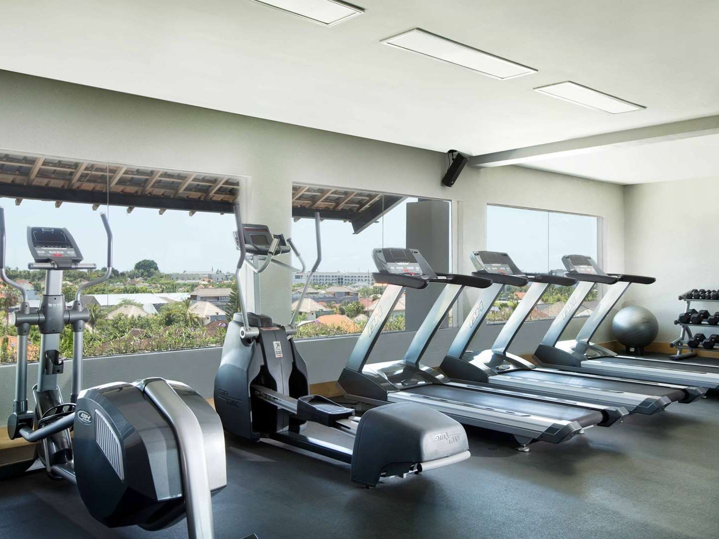 Treadmills of Gym at U Hotels and Resorts
