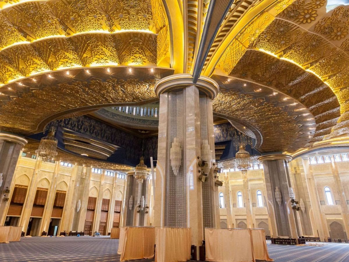 Interior view of the Grand Mosque Kuwait near Symphony Style