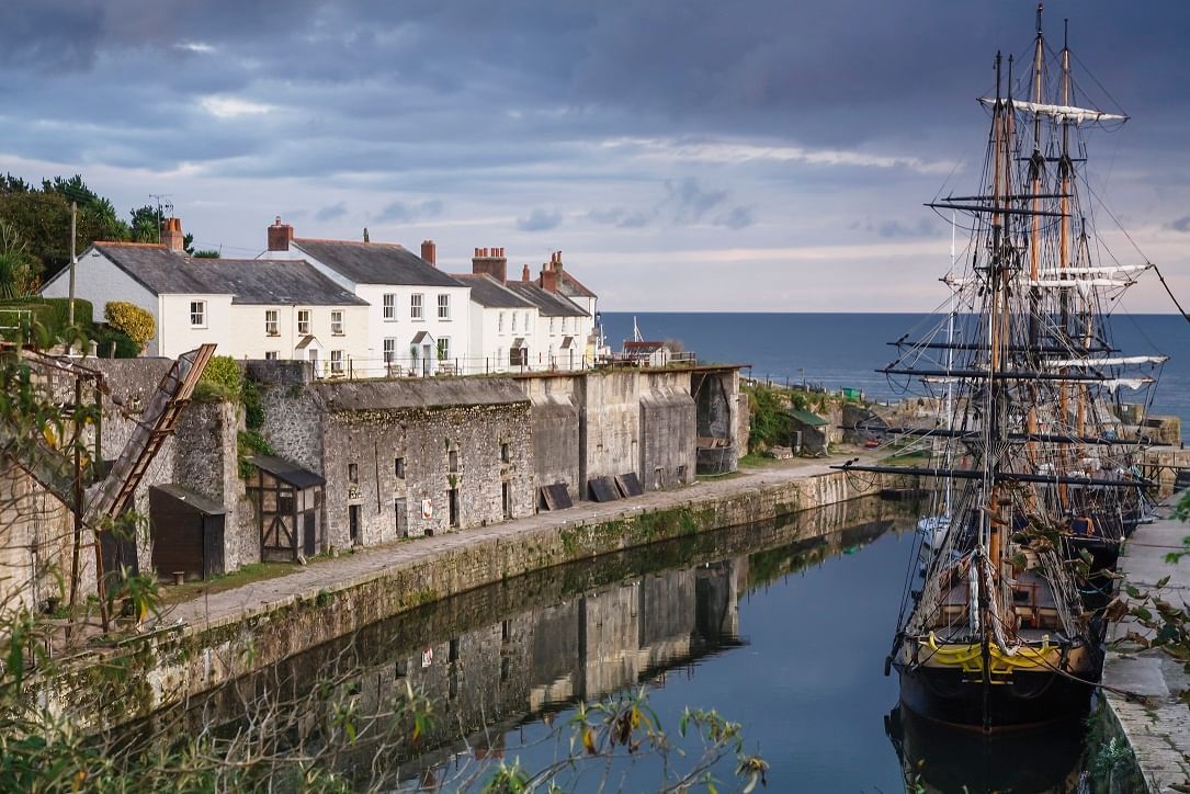 Charlestown harbour Cornwall