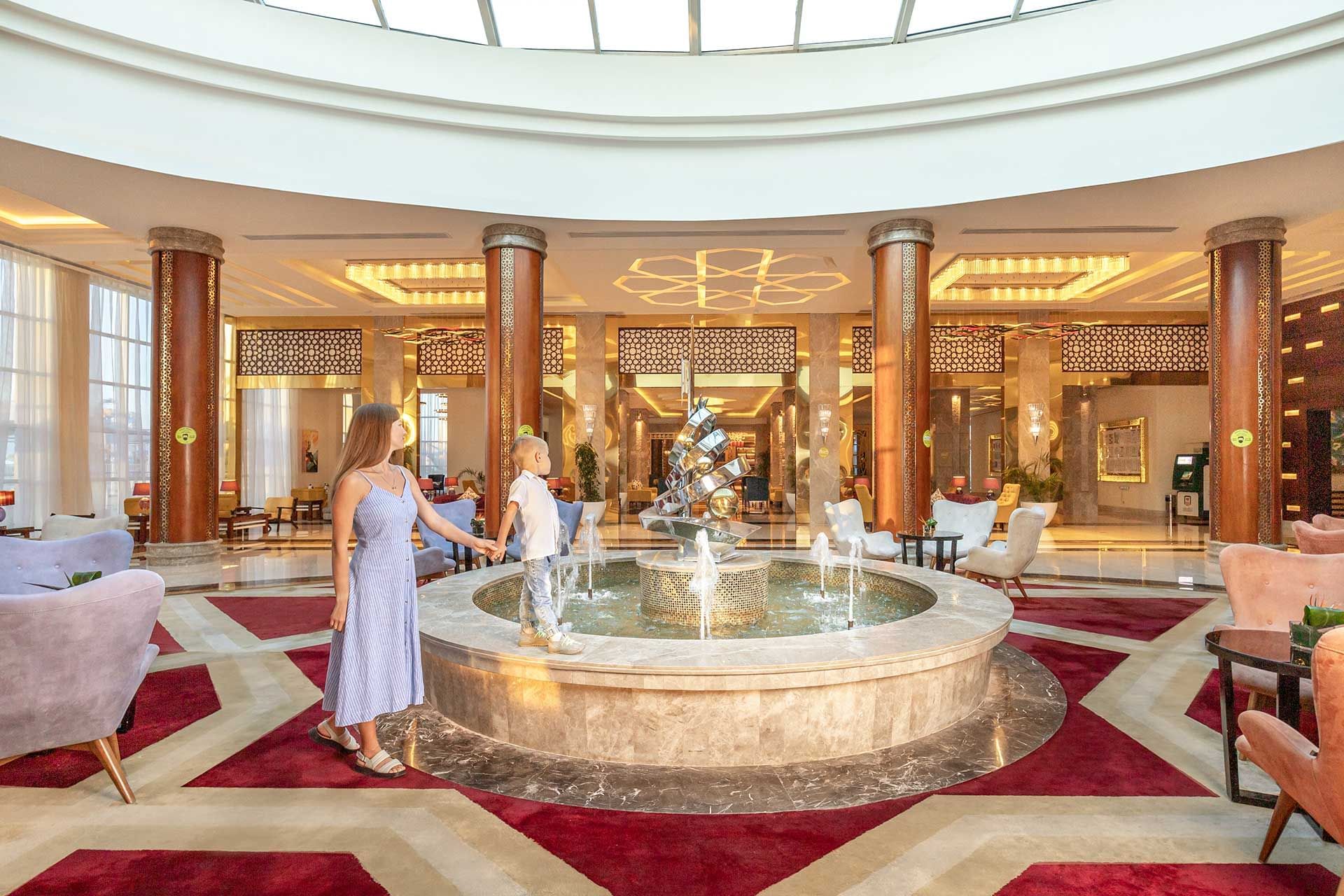 Lobby at Pickalbatros Aqua Park Resort in Sharm El Sheikh