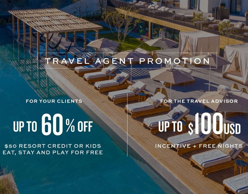 A promotional poster of La Colección Resorts