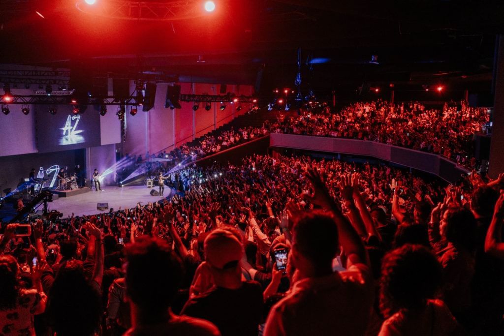 People in a concert