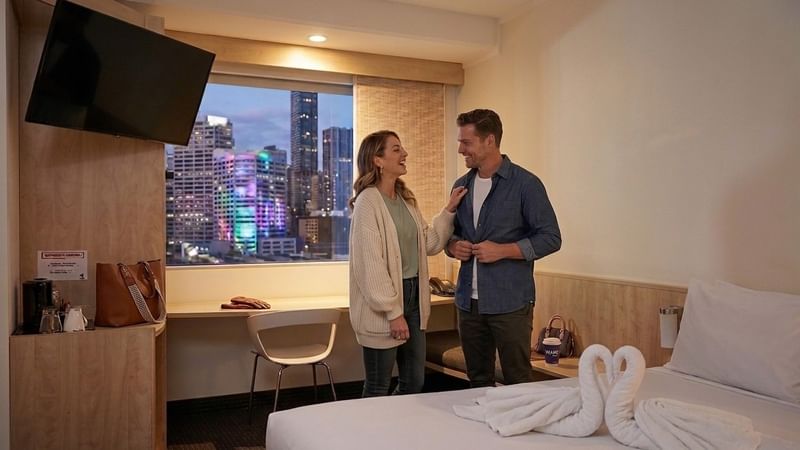 Vivid Sydney light installations near Darling Harbour, close to ibis Sydney Darling Harbour