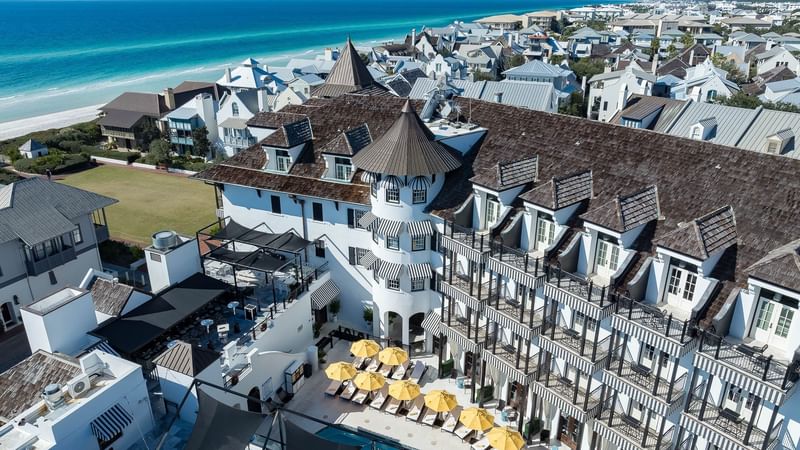 The Pearl Hotel Aerial View