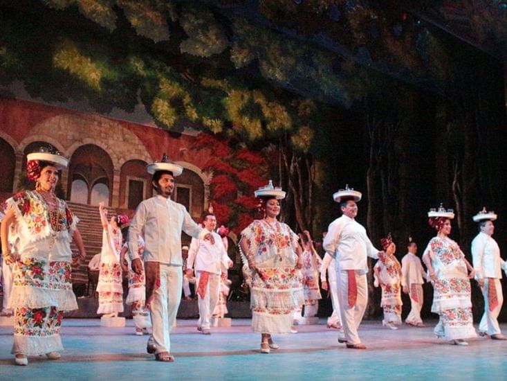 Performers in a Cultural festival near Grand Fiesta Americana