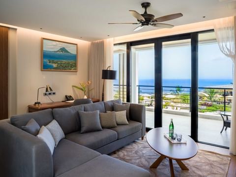 Living area in Golden Rock Suites at Golden Rock Resort