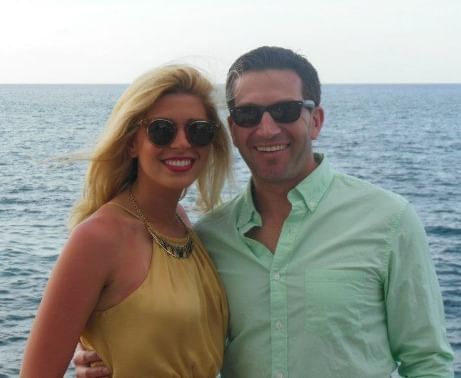 Couple posing for a picture at The Somerset On Grace Bay