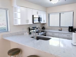Kitchen with appliances in Two Bedroom Premium at Legacy Vacation Resorts