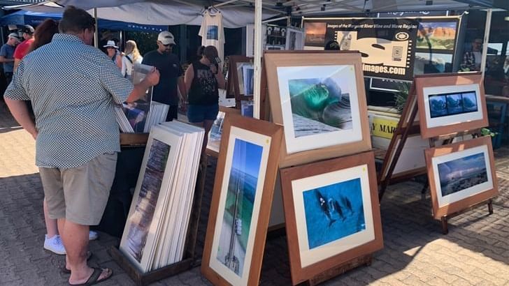 Margaret River Town Square Art Stall