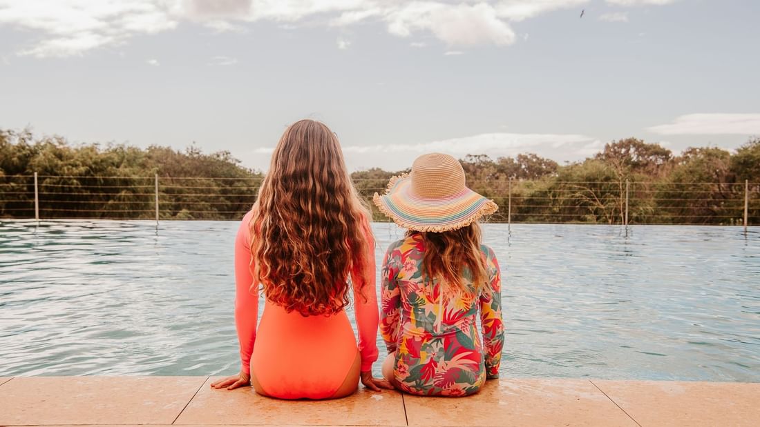 Kids Relaxing Poolside | Pullman Bunker Bay Resort 