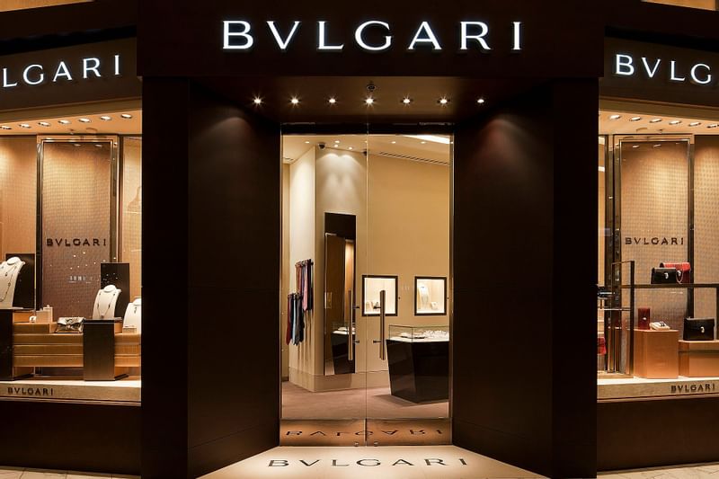 Front view of BVLGARI at Crown Towers Melbourne