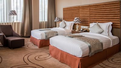 Twin Room at Fleuve Congo Hotel Hotel in Kinshasa