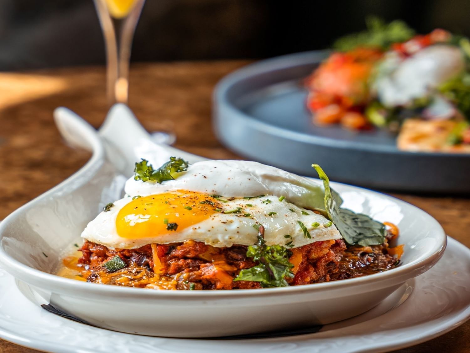 Breakfast served in Louise Taverne & Wine bar at Hotel Port Royal