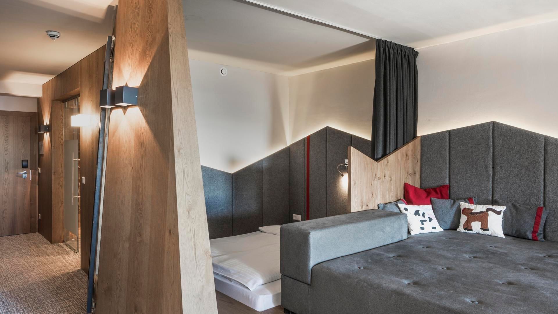 Family Room Deluxe interior at Falkensteiner Hotel Sonnenalpe