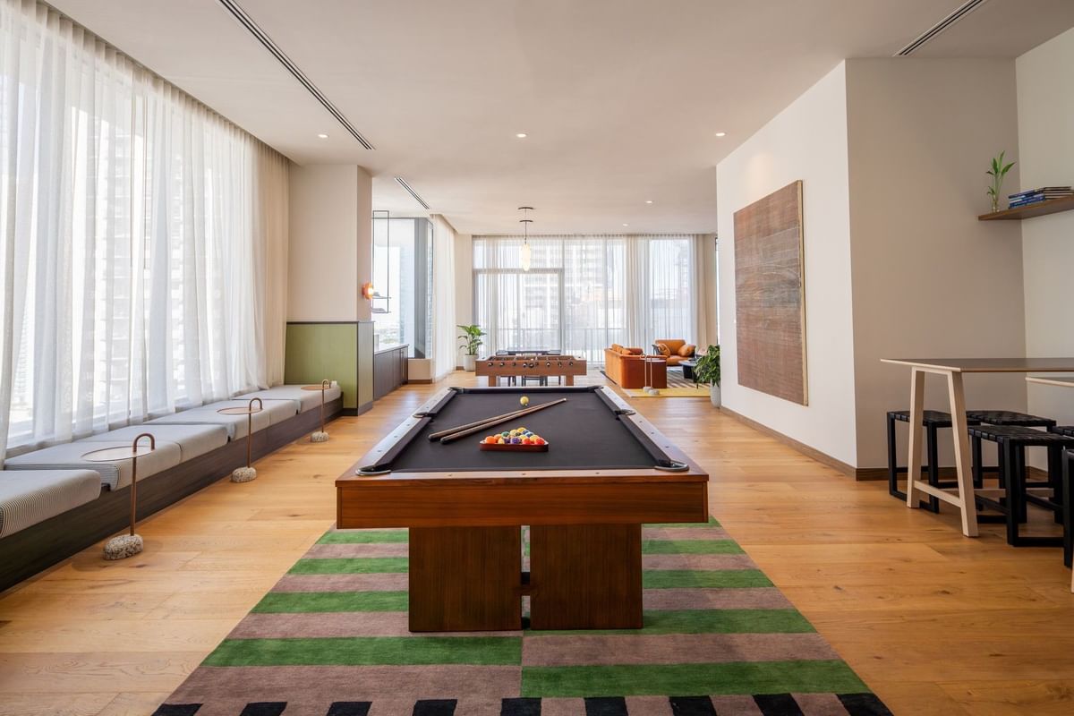 Gaming lounge and media room