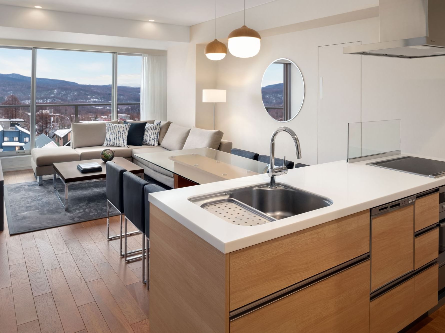 2 Bedroom Suite Mt Yotei View pantry at Chatrium Niseko Japan