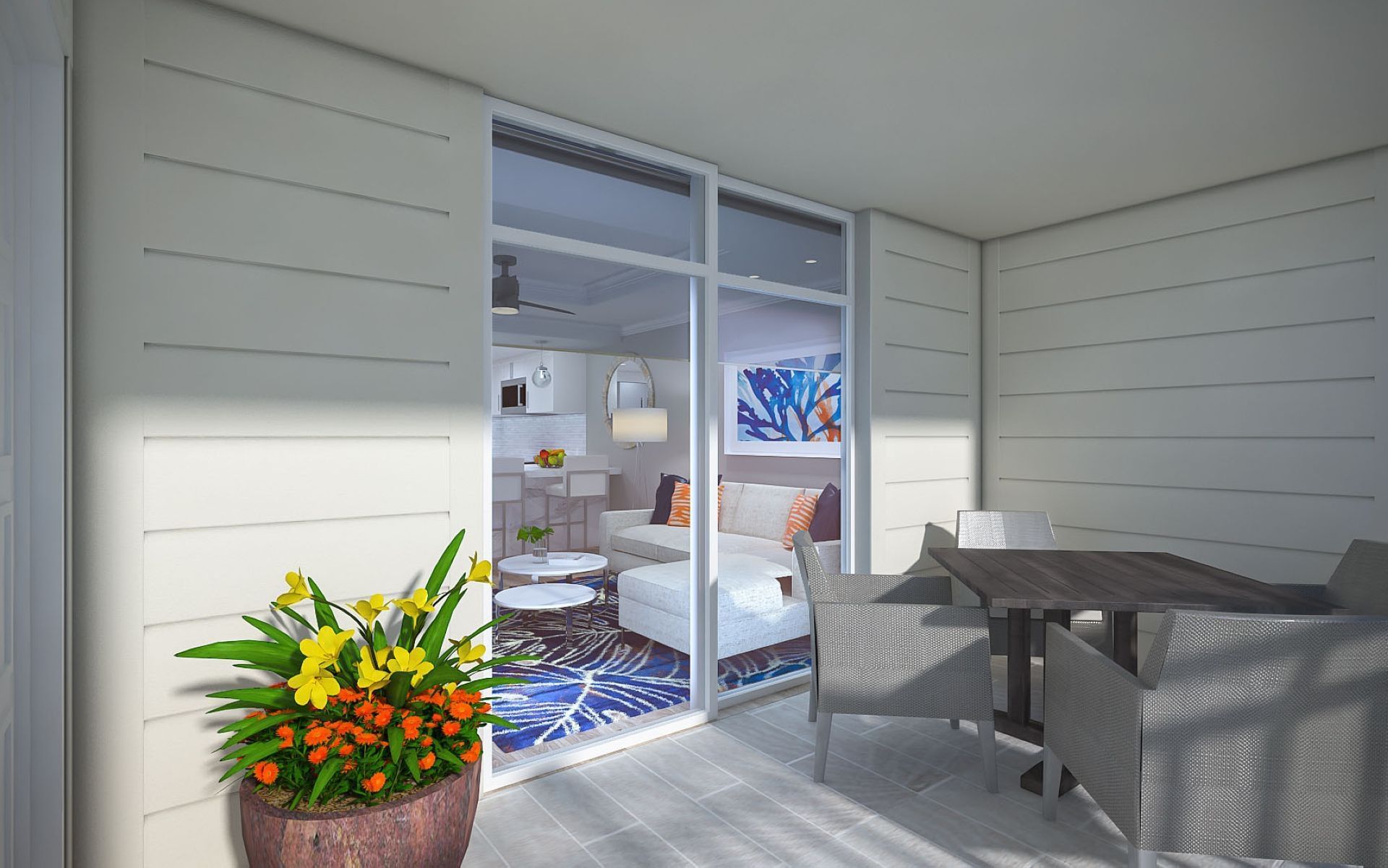 Terrace of Sunsuites One Bedroom at Sunseeker Resort