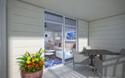 Terrace of Sunsuites One Bedroom at Sunseeker Resort