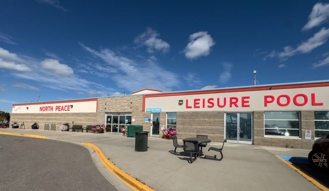 Exterior of North Peace Leisure Pool