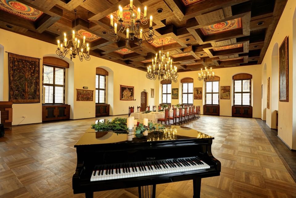 Festivity Hall at Hotel Ruze, Český Krumlov, Czech Republic