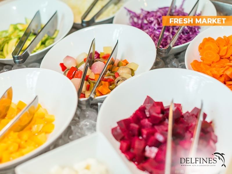Delphos Bistró ofrece una variedad de almuerzos buffets