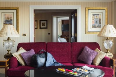Living room Governor Suite at Intercontinental Kyiv hotel