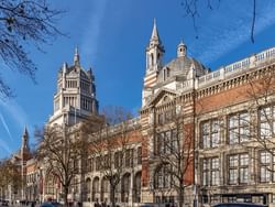 Victoria and Albert museum front view at Sloane Square Hotel