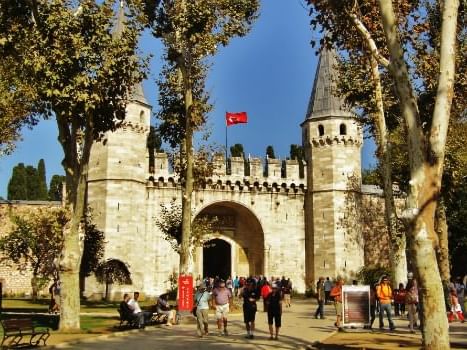 View of the Topkapi Palace Museum near Eresin Hotels Express