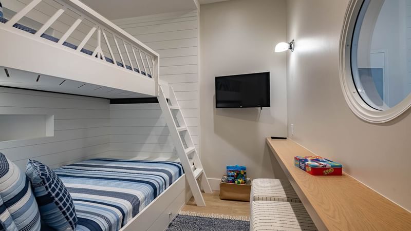 Bunk Bed Area in 1-Bedroom Family Suite (Rm. 108)