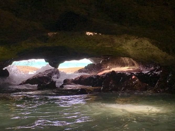 Interior view of the Mermaid Cave near Waikiki Resort Hotel