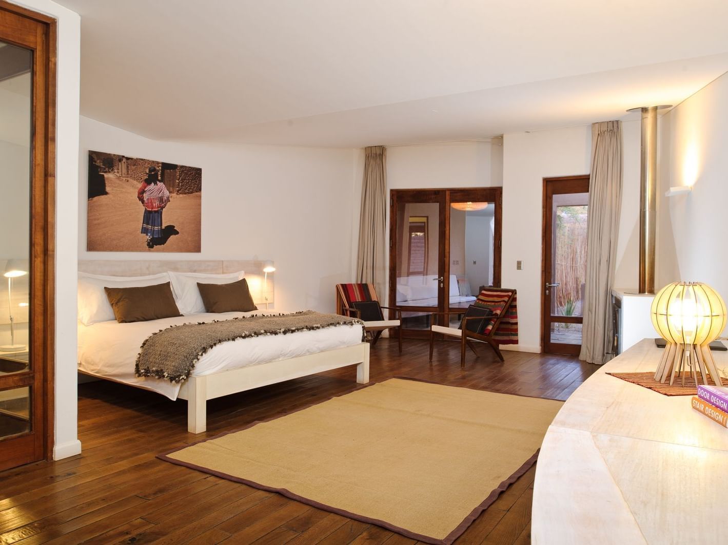 NOI suite room with King size Bed at NOI Casa Atacama hotel
