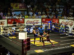 Lumpinee Rajadamnern Stadiums near Chatrium Residence Riverside