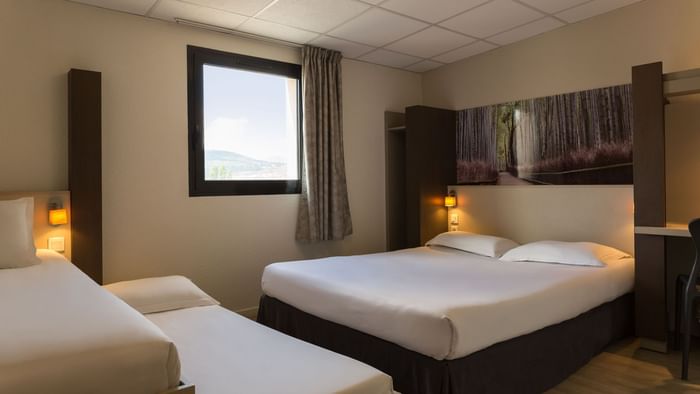 Interior of a bedroom at Clermont-Ferrand South Aubiere