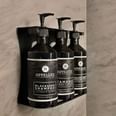 Three bottles of Appeles Apothecary and Lab shampoo and conditioner at Grand Park City Hall