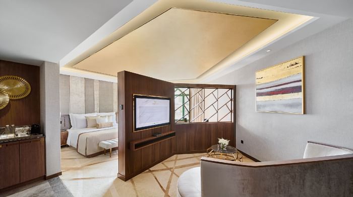 Tv lounge area in Executive Suite at Sunway Resort