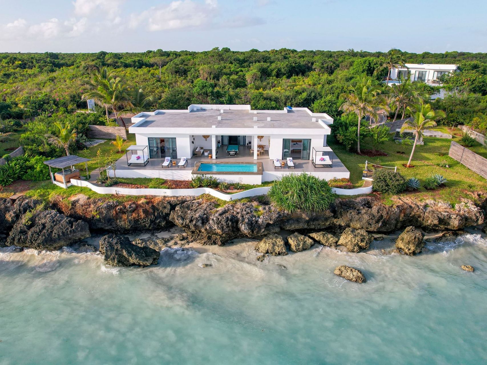 Aerial view of The Verandah at SafiraBlu Luxury Resort & Villas