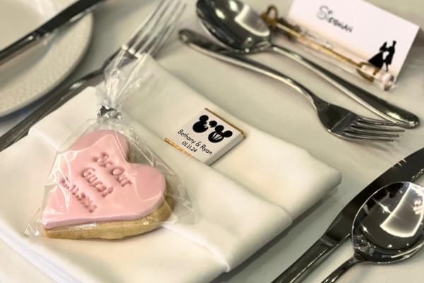 Disney inspired wedding breakfast for fairytale wedding theme