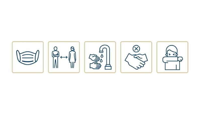 Social habits vector icons at Falkensteiner Hotels & Residences