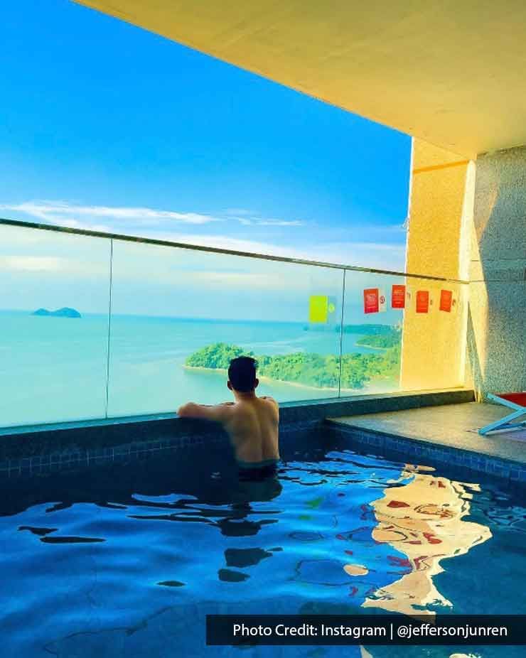 a man relishing a relaxing hotel retreat - Lexis MY