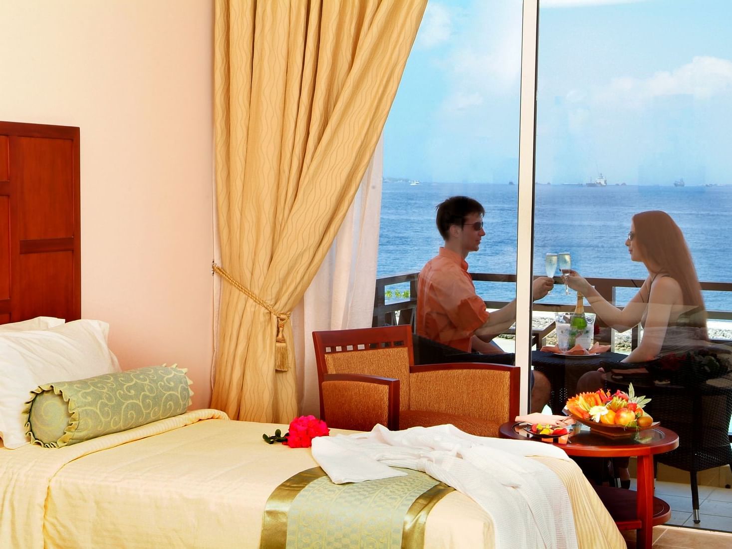 Deluxe Sea View Room at Hulhule Island Hotel in Malé, Maldives