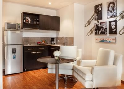 Room with Kitchen and Living Area