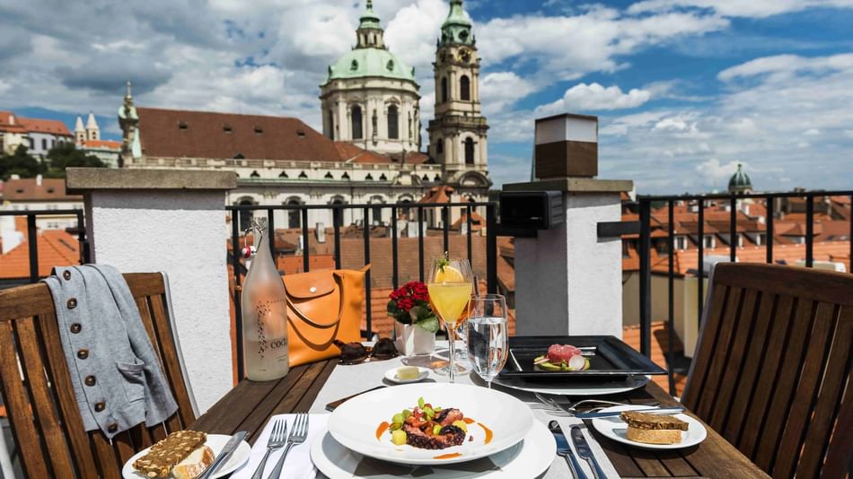 CODA Restaurant at Golden Well Hotel in Prague