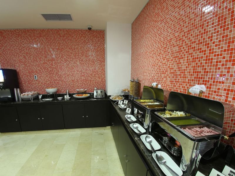 Breakfast Buffet area in a breakfast room at One Hotels
